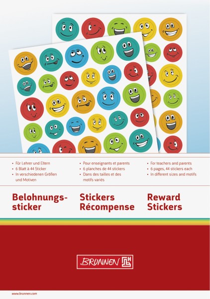 Baier & Schneider Stickerblock Smiley A5