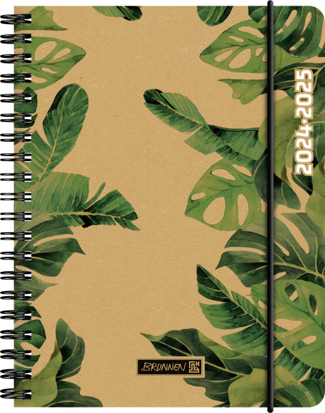 Baier & Schneider Schülerkalender "Jungle Leaves" 2024/25