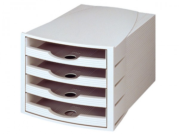 Soennecken eG Schubladenbox mit 4 offenen Schüben