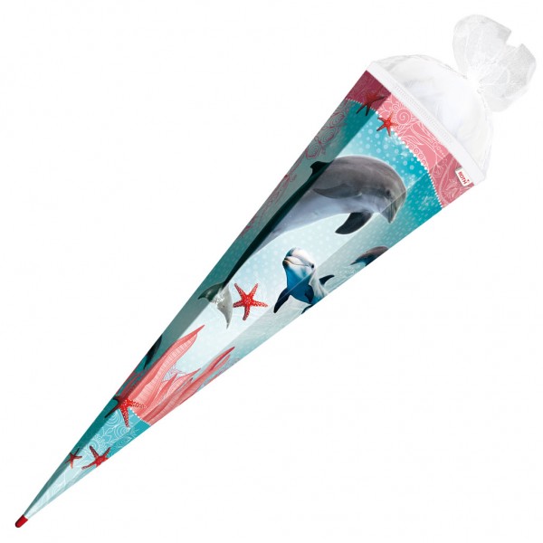 Roth Schultüte "Delfin mit Seesternen" 85cm