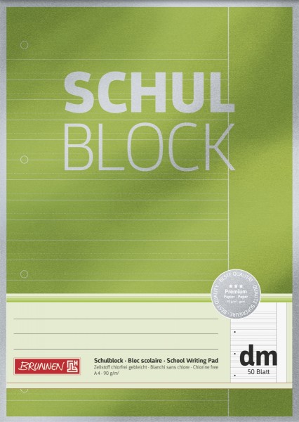Baier & Schneider Schulblock A4 Lin.dm Premium