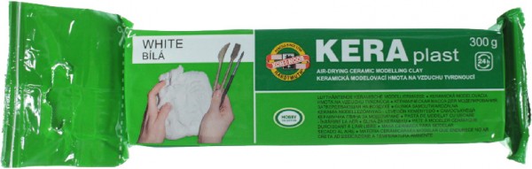 KOH-I-NOOR Modelliermasse 300g weiß Kera-Plast