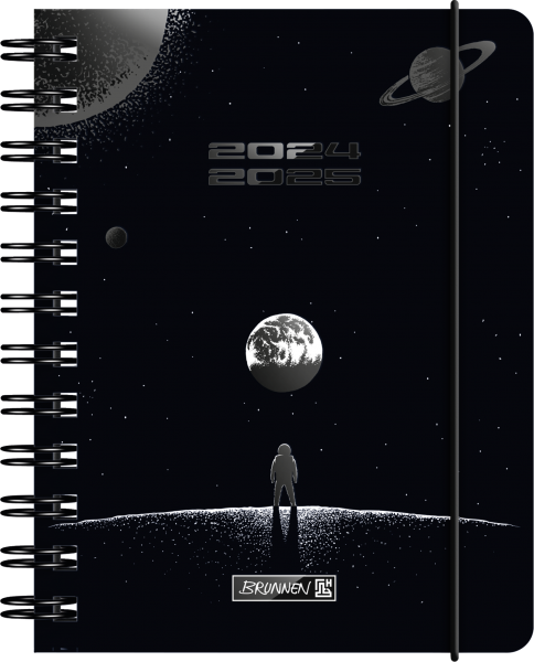 Baier & Schneider Schülerkalender 2024/25 A6 1Seite=1Tag Outer Space