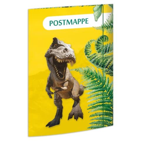RNK-Verlag Postmappe Tyrannosaurus  A4 mit Gummizug Karton