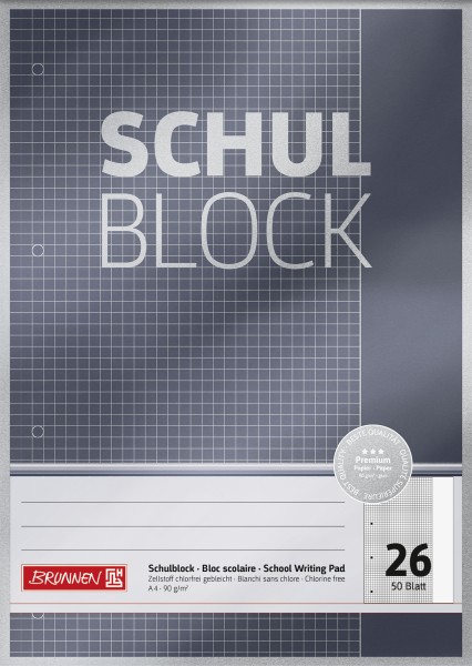 Baier & Schneider Schulblock A4 Lin.26 Premium