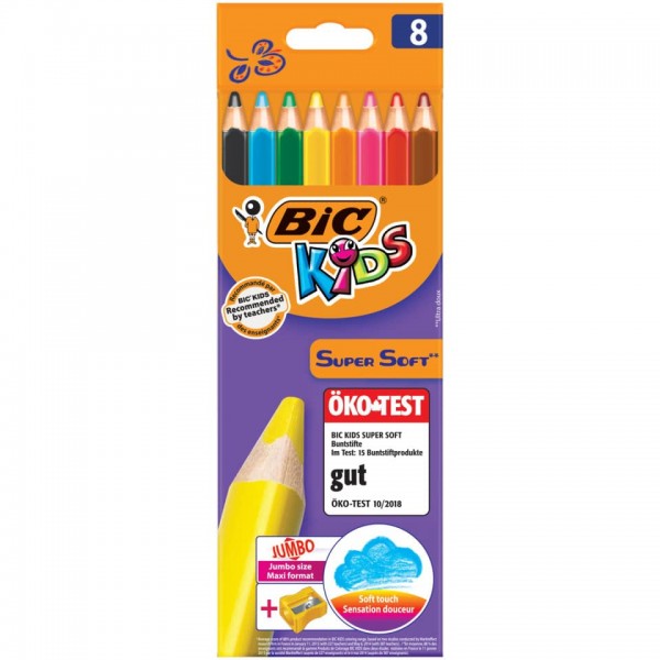 BIC Buntstift Tropicolors 8 Farben