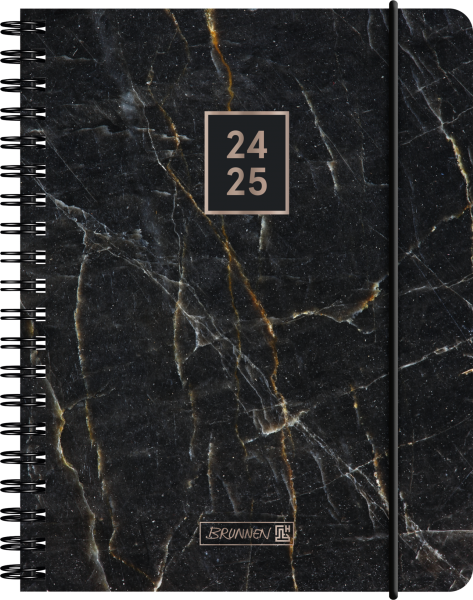 Baier & Schneider Schülerkalender "Black Marble" 2024/25