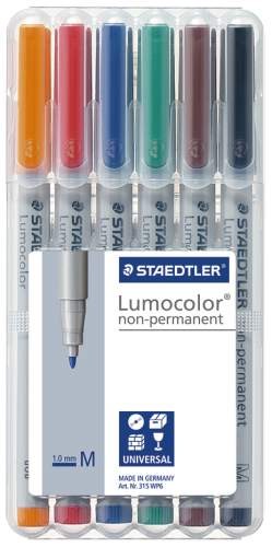STAEDTLER Folienstift Lumocolor M non-permanent 6St Box