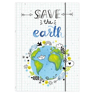 Veloflex Sammelmappe A3 "Save the earth" Karton