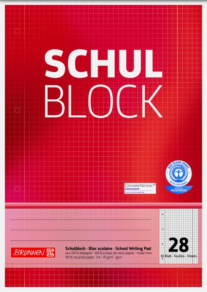 Baier & Schneider Schulblock A4 Lin.28 RCP